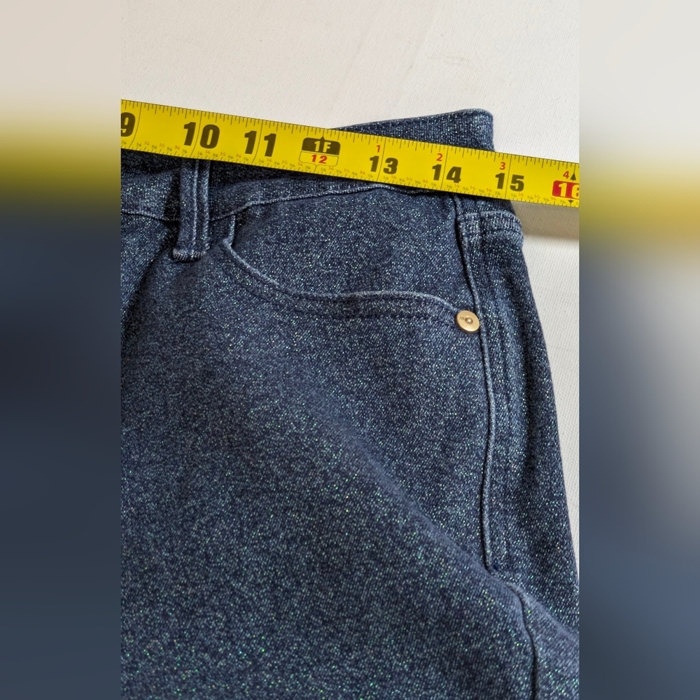 Judy Blue Feeling Glamorous Sparkle Flare Jeans Vintage 90's Y2K Hippie Sz 9/29 - Picture 14 of 16